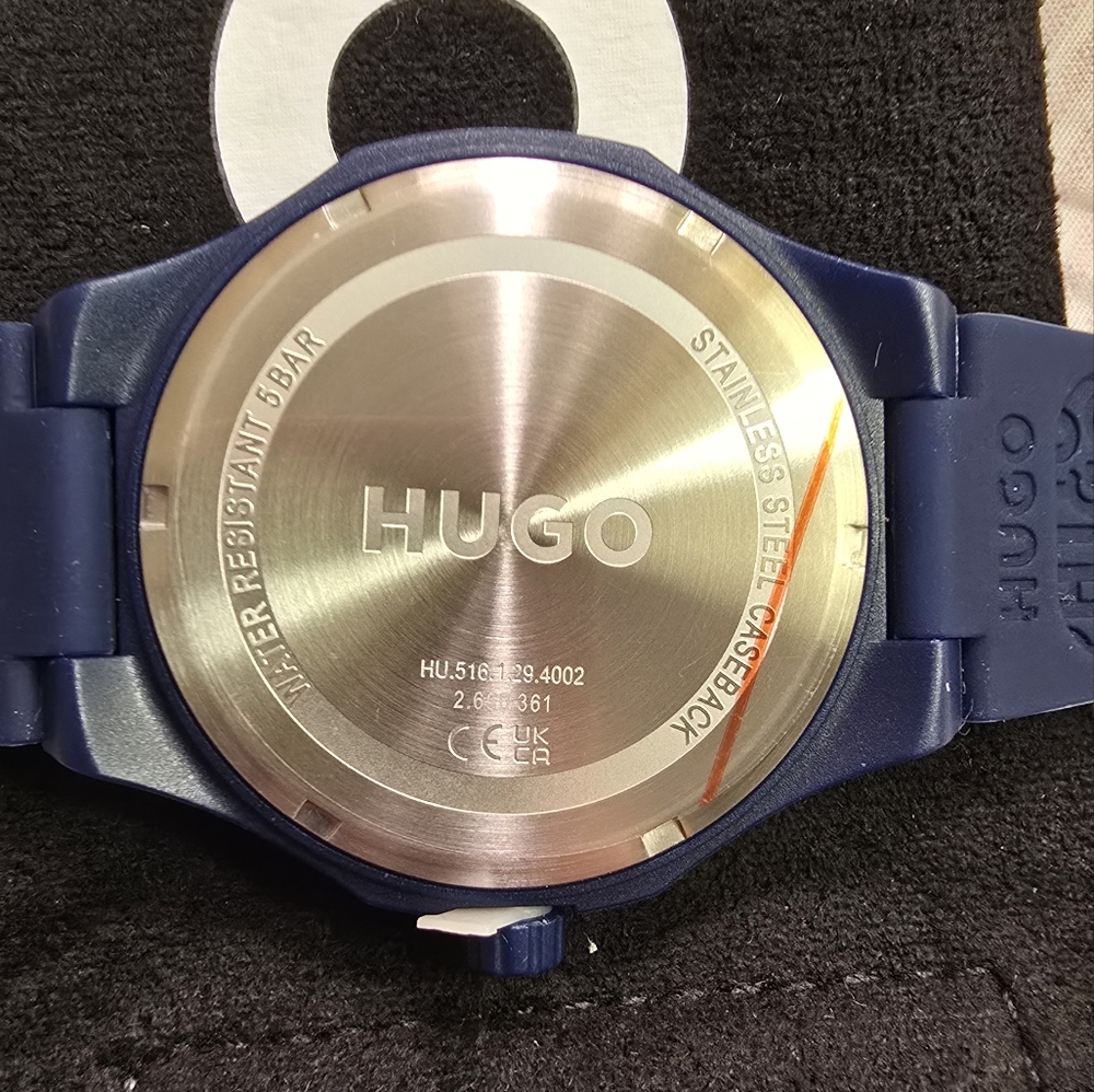 Men's Hugo Boss Watch.Blue. New In Box WithTags.Water Resistant. - Picture 3 of 10